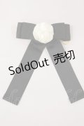 Maison de FLEUR / ローズグログランリボンバレッタ  ブラック H-25-04-12-1021-LO-AC-NS-ZH