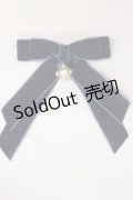 axes femme POETIQUE / ベルベットリボンクリップ  ネイビー H-25-04-12-1026-AX-AC-NS-ZH
