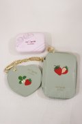 m petit by misako / AMハートミラー付ポーチ+ミラー付きケース  ミント/ピンク H-25-04-12-1003-LO-ZA-NS-ZH
