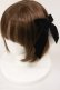 画像2: axes femme POETIQUE / ベルベットリボンクリップ  ブラック H-25-04-12-1027-AX-AC-NS-ZH (2)