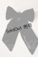 Maison de FLEUR / ベロアリボンヘアカフ  ブラック H-25-04-12-1032-LO-AC-NS-ZH