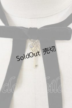 画像2: axes femme POETIQUE / 鍵チャームリボンチョーカー  ブラック H-25-04-12-1036-AX-AC-NS-ZH