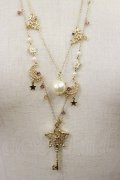 axes femme / スターライト2連ネックレス  ゴールド H-25-04-12-1037-AX-AC-NS-ZH