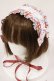 画像5: metamorphose / 【プラスサイズ】Happy Sewing Time フリルジャンパースカート+ヘッドドレスセット プラスサイズ サックス赤系(Saxe Blue/Red) H-25-04-12-1042-ME-OP-NS-ZH