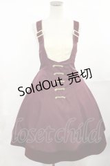 Amavel / Historical Theatreミドルジャンパースカート Free ボルドー H-25-04-12-1043-CA-OP-NS-ZH