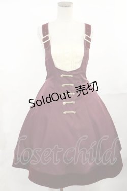 画像1: Amavel / Historical Theatreミドルジャンパースカート Free ボルドー H-25-04-12-1043-CA-OP-NS-ZH