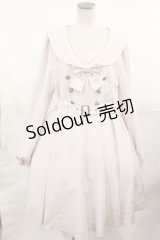 metamorphose / 【プラスサイズ】長袖セーラーリボンワンピース プラスサイズ オールドローズ(Light Rose) H-25-04-12-1044-ME-OP-NS-ZH