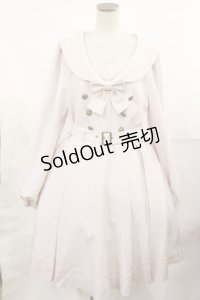 metamorphose / 【プラスサイズ】長袖セーラーリボンワンピース プラスサイズ オールドローズ(Light Rose) H-25-04-12-1044-ME-OP-NS-ZH