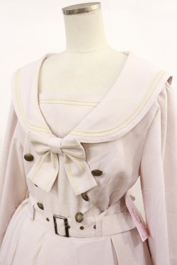 画像4: metamorphose / 【プラスサイズ】長袖セーラーリボンワンピース プラスサイズ オールドローズ(Light Rose) H-25-04-12-1044-ME-OP-NS-ZH