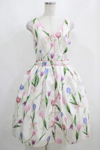 Emily Temple cute / Tulipセットアップワンピース  オフ H-25-04-12-006-ET-OP-KB-ZH
