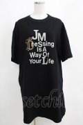 Jane Marple Dans Le Salon / Message logo jersey dress  ブラック H-25-04-12-059-JM-OP-KB-ZH