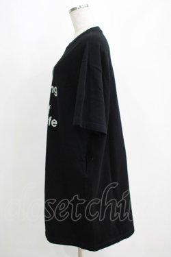 画像2: Jane Marple Dans Le Salon / Message logo jersey dress  ブラック H-25-04-12-059-JM-OP-KB-ZH