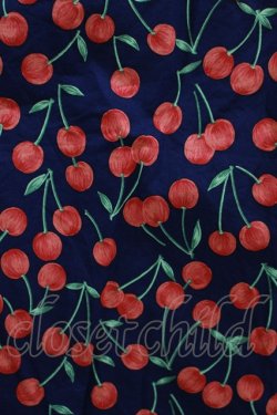 画像4: Jane Marple Dans Le Salon / Falling cherriesパフィーブラウス  navy H-25-04-12-063-JM-BL-KB-ZH