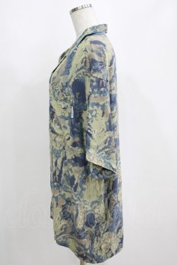 画像2: MILKBOY / ALOHA SHIRTS  ブルーグリーン H-25-04-12-065-MB-BL-KB-ZH