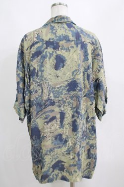 画像3: MILKBOY / ALOHA SHIRTS  ブルーグリーン H-25-04-12-065-MB-BL-KB-ZH