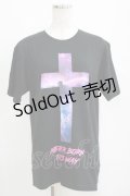 MILKBOY / CROSS Tシャツ M ブラック H-25-04-12-068-MB-TO-KB-ZH