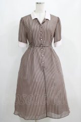 MILK / Candy girl dress  ピンクショコラストライプ H-25-04-12-007-ML-OP-KB-ZT245