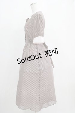 画像2: MILK / Candy girl dress  ピンクショコラストライプ H-25-04-12-007-ML-OP-KB-ZH