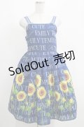 Emily Temple cute / Sunflowerキャミソールワンピース  ネイビー H-25-04-12-009-ET-OP-KB-ZH