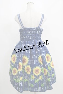 画像3: Emily Temple cute / Sunflowerキャミソールワンピース  ネイビー H-25-04-12-009-ET-OP-KB-ZH
