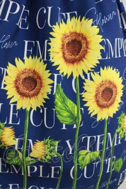 画像4: Emily Temple cute / Sunflowerキャミソールワンピース  ネイビー H-25-04-12-009-ET-OP-KB-ZH