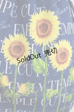 画像4: Emily Temple cute / Sunflowerキャミソールワンピース  ネイビー H-25-04-12-009-ET-OP-KB-ZH