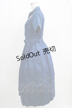 画像2: Candy Stripper / Bloomy Cat One-piece S ブルー H-25-04-12-012-PU-OP-KB-ZH