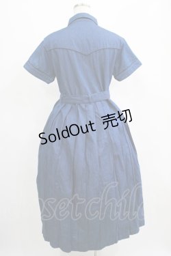 画像3: Candy Stripper / Bloomy Cat One-piece S ブルー H-25-04-12-012-PU-OP-KB-ZH