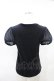 画像2: Jane Marple / アイレットレーススリーブのTシャツ Free クロ H-25-04-13-029-JM-TO-KB-ZH (2)