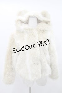 MILK / BEARブルゾン  アイボリー H-25-04-13-037-ML-CO-KB-ZT269