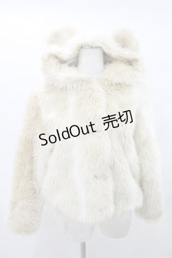 画像1: MILK / BEARブルゾン  アイボリー H-25-04-13-037-ML-CO-KB-ZT269