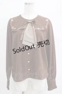 Amavel / BonBonChocolatブラウス Free ブラウン H-25-04-13-1039-CA-BL-NS-ZH