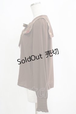 画像2: Amavel / BonBonChocolatブラウス Free ブラウン H-25-04-13-1039-CA-BL-NS-ZH