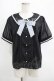 画像1: axes femme POETIQUE / 星座刺繍セーラー襟ブラウス M ブラック H-25-04-13-1043-AX-BL-NS-ZH (1)