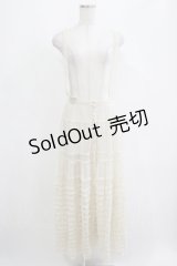 PINK HOUSE / ドットチュール吊りスカート Free アイボリー H-25-04-13-1046-LO-SK-NS-ZH