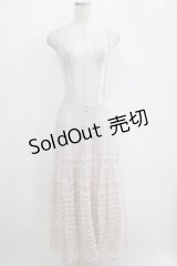 PINK HOUSE / ドットチュール吊りスカート Free ピンク H-25-04-13-1047-LO-SK-NS-ZH