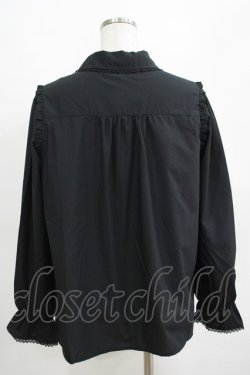 画像3: axes femme Red label / Redlabel刺繍ブラウス XL ブラック H-25-04-13-1051-PU-BL-NS-ZH
