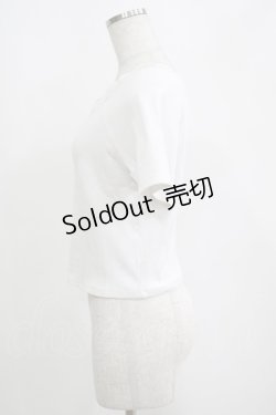画像2: axes femme / ショート丈リブトップス Free オフ H-25-04-13-1052-AX-TO-NS-ZH