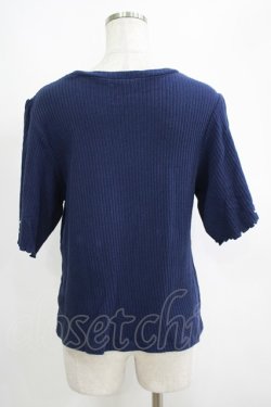 画像3: axes femme / パール使いトップス M ネイビー H-25-04-13-1056-AX-TO-NS-ZH