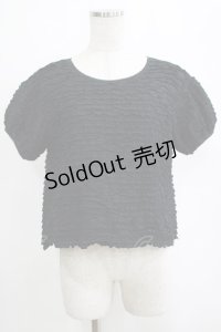 KANEKO ISAO / フリルブラウス Free ブラック H-25-04-13-1065-EL-BL-NS-ZH