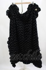 Amavel / アマベルオリジナルブランケット  ブラック H-25-04-13-1066-CA-ZA-NS-ZH