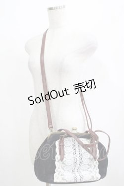 画像1: axes femme / レースショルダーバッグ  ブラック H-25-04-13-1069-AX-BG-NS-ZH