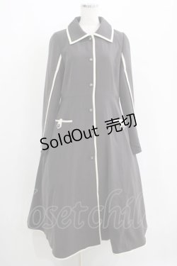 画像1: an another angelus / バイカラーケープスリーブコート Free CHA×WH H-25-04-13-1007-CA-CO-NS-ZT130