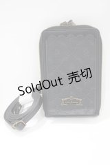 axes femme / 型押しデザインポシェット  ブラック H-25-04-13-1072-AX-BG-NS-ZH