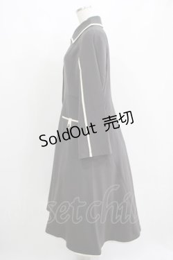 画像2: an another angelus / バイカラーケープスリーブコート Free CHA×WH H-25-04-13-1007-CA-CO-NS-ZT130