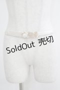 axes femme POETIQUE / スノーバニーゴムベルト Free アイボリー H-25-04-13-1076-AX-ZA-NS-ZH