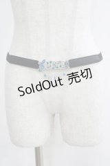 axes femme POETIQUE / トイ マーチ細ゴムベルト Free ブラック/ブルー H-25-04-13-1077-AX-ZA-NS-ZH