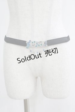 画像1: axes femme POETIQUE / トイ マーチ細ゴムベルト Free ブラック/ブルー H-25-04-13-1077-AX-ZA-NS-ZH