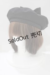 Amavel / リボン付きマリンベレー  ブラック H-25-04-13-1081-CA-AC-NS-ZH