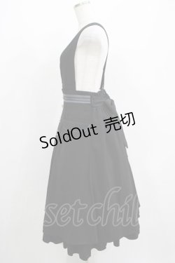画像2: Amavel / Wrapping Chocolat ジャンパースカート Free ブラック H-25-04-13-1008-CA-OP-NS-ZH